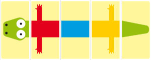 ©Alain Robert Studio_SED EDITION 5 cartes pour composer le croco en couleurs