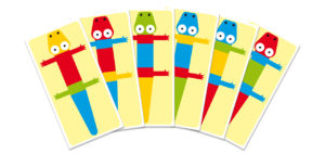 ©Alain Robert Studio_SED EDITION 6 cartes à jouer mélangeant les couleurs